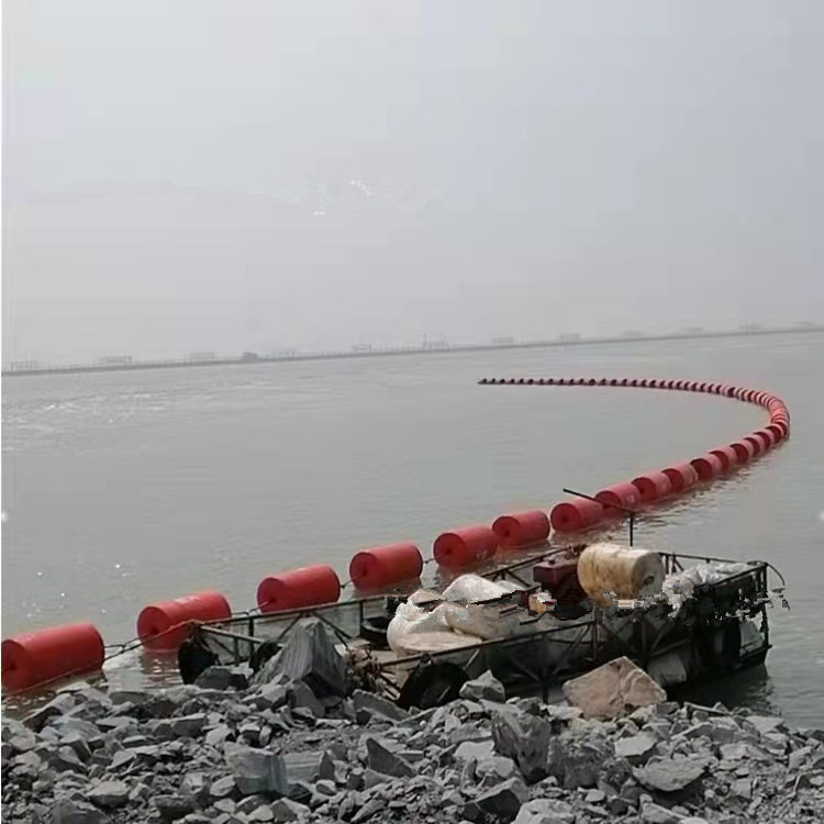 水面拦船警示浮漂 景区隔离带漂浮桶