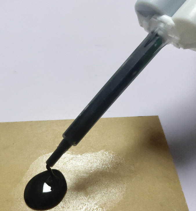 劦泰AE330B黑色环氧AB胶复合材料金属塑料密封胶水插座连接器密封胶